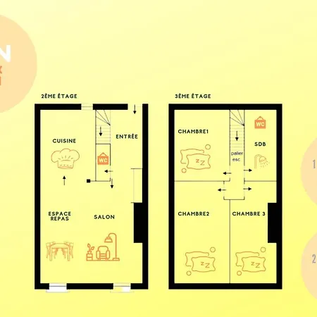 Le Duplex Troyen - 5 Min Hypercentre - Ideal Groupe - Parking Gratuit Appartamento